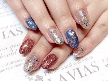 プロフェッショナル ネイルサロン ラヴィアス(LAVIAS)/【ジェル】ワンカラーorグラデ