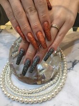 エスフィーネイルサロン ブリーユ(Esfy nailsalon Brille)/マットなハロウィンカラー
