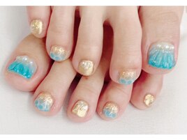 貝殻海ネイル