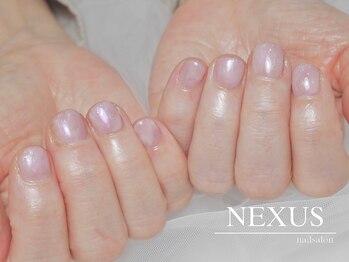 ネクサス(NEXUS)/紫陽花カラーのアートネイル
