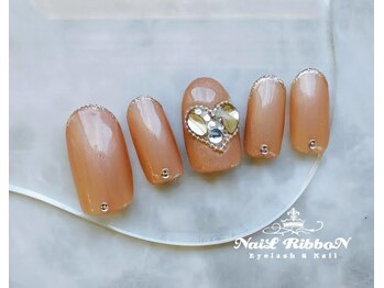 アイラッシュ アンド ネイル リボン 池袋店(RibboN)/[2276]シンプル◎キラキラ