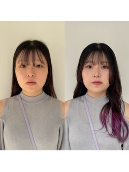 パーソナルサンフラワー(PersonalSunflower)/お客様ヘアメイク Before/After
