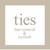 タイズ ヘアーリムーバルアンドアイラッシュ(ties)のお店ロゴ