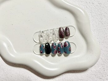 ビーネイル 名古屋志賀本通(B.nail)/ニュアンス定額art/フィルイン