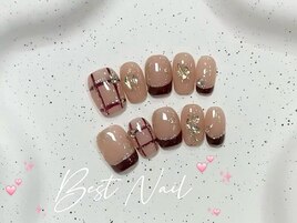 クリスマスネイル.