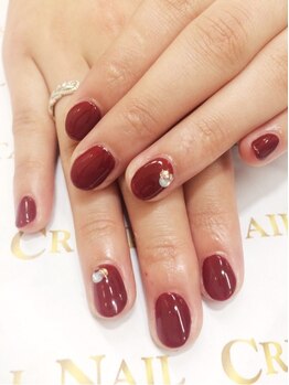 クリスタルネイル ボンベルタ橘店(CRYSTAL NAIL)/シンプルネイル