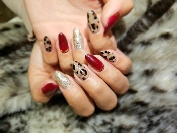 シュガーネイル(sugar nail)/レオパードネイル