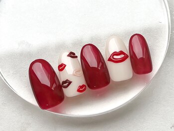 ワンアンドオンリー(One&Only)/ぷっくりリップネイル☆