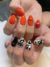 ミモザ(mimosa)/「鈴木限定」アシメネイル