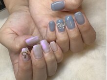 リルシャインネイル(lil shine.nail)/リボンネイル