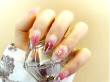 シェル ネイル(Cher nail)/ぷっくりお花【Cher nail】