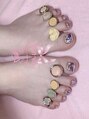 ナナネイル なんば店(NaNa Nail) 2本アートフットネイル