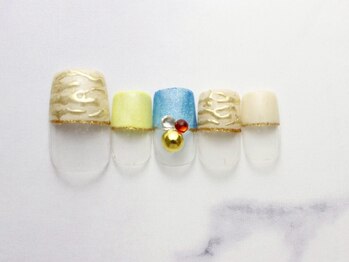 池袋ネイルサロン イイネイル(Ee-Nail)/ゼブラ柄午年ネイル全員￥7980