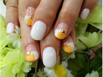プルミエ ネイル(Premier Nail)/ワンカラー＋4本アート