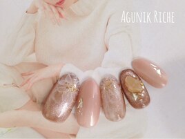 【水彩ネイル】