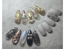 ネイル ブーマー(Nail BOOMER)/フラワー/レース/埋め尽くし