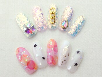 ユースタイル 新宿店(U-style)/ゴージャスグリッターネイル