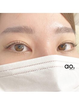 アオ おもろまち(ao.)/まつ毛パーマ◇アイシャンプー込