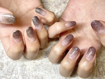 プリズム(PRISM)/ラメグラデーションジェルネイル