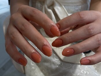 ビュー バイ ネオリーブ 用賀店(beau'r by neolive)/オレンジネイル n
