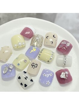 ｆｏｏt親指アートサンプル１