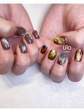 ウロネイルズ(ulo nails)/キラキラとニュアンスネイル