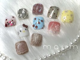 ☆Foot☆親指アートデザイン