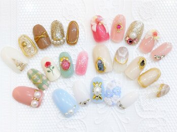 ネイルコレクション ピンク(Nail Collection Pink)/ジェル定額￥9990★ブローチ