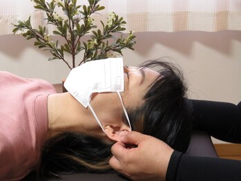 リセットナチュラル(Reset natural)の写真/眠ってしまう人多数★お疲れには耳ツボマッサージ付きのヘッドスパがお勧め♪頭のコリをほぐし脳疲労改善◎