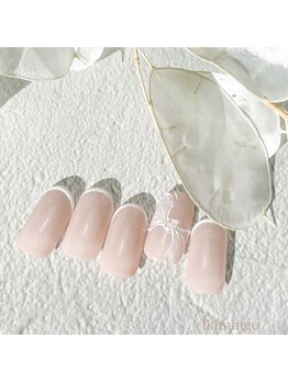 フラミンゴ(flamingo)/リボンネイル