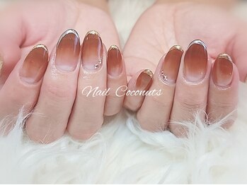 ココナッツ(Coconuts)/シンプルオフィスネイル♪