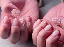 ヴィオラ(VIOLA)/ミラーフレンチ/お花/ワンホン