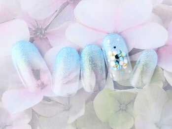 あじさいネイル