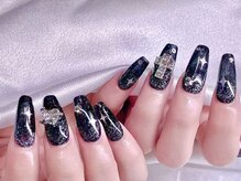 エムズ ネイルサロン(M2)/マグネットギャラクシーネイル