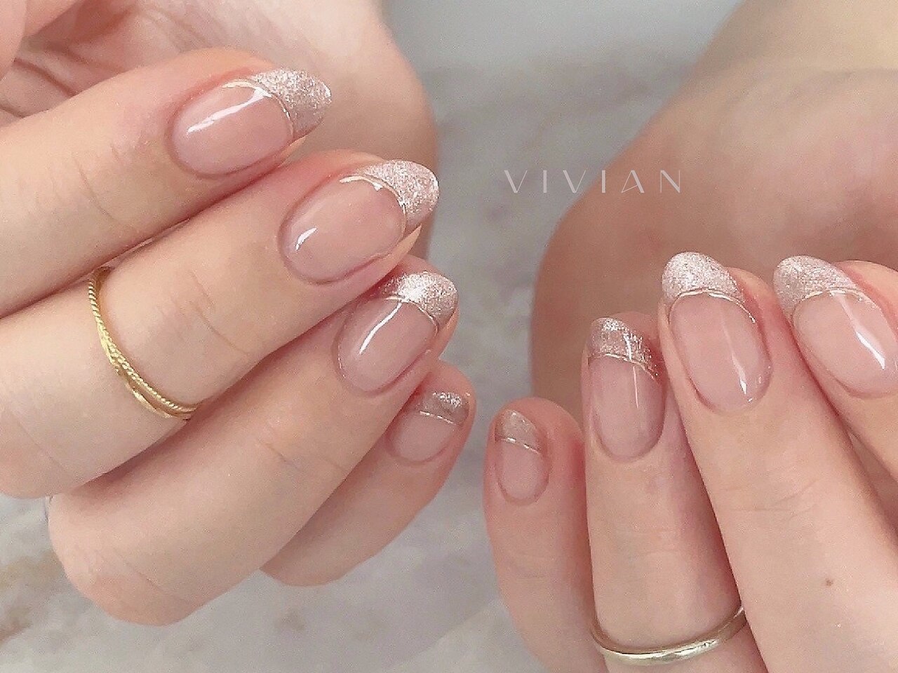 2026年冬トレンド】ニュアンス フレンチのネイルデザイン集
