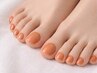 【新規】FOOTジェルネイル（ワンカラー）☆7,700円→5,500円