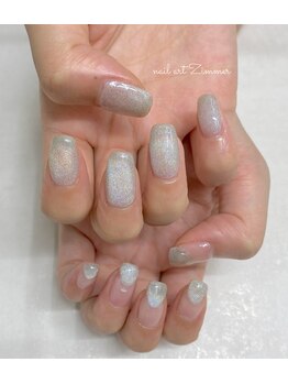 ネイルアート ジマー/クリアニュアンスとマグネット