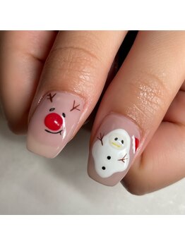 クリスマスネイル