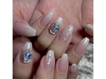イコール(equal)の雰囲気（シンプルは勿論！ニュアンスネイル個性派ネイルお任せください♪）
