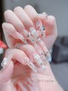 キラキラ大人可愛いネイル