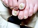 秋色シェルフット【Cher nail】