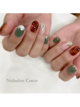ネイルサロン クール(Nailsalon Coeur)/べっこうネイル