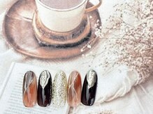 ネイルサロン&スクール ジーナ(GINA)/秋色ニュアンスネイル