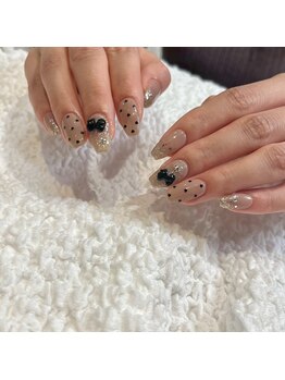 アースコアフュールボーテ 成田店(EARTH coiffure beaute)/リボンのパーツで韓国風