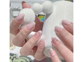 冬ネイル/ツイード/ワンホン