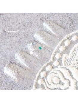 たゆ ネイル(たゆnail)/ラメグラデーションネイル☆