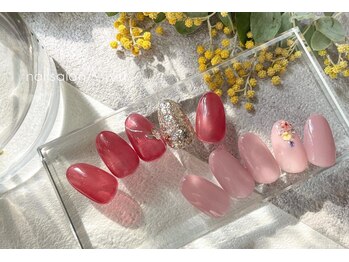 ネイルサロン アージュ(Nail Salon A jyu)/ラインネイル/押し花ネイル
