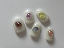 ネイルメゾン 天神店(NAIL MAISON)/ニュアンス天然石ネイル￥9000