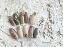 大理石ネイル/ニュアンスネイル