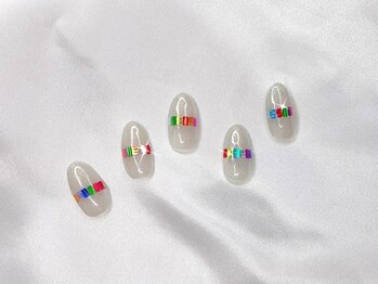 シェリーピンク(cherie pink)/キラキラ上品ネイル♪